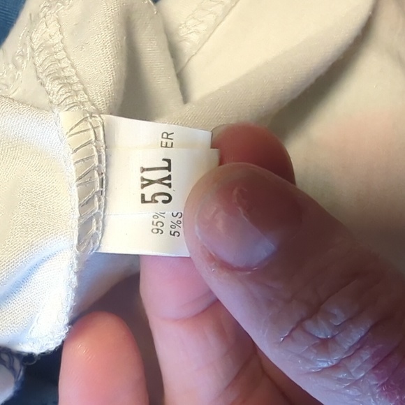 Plus size blue top - Picture 4 of 4